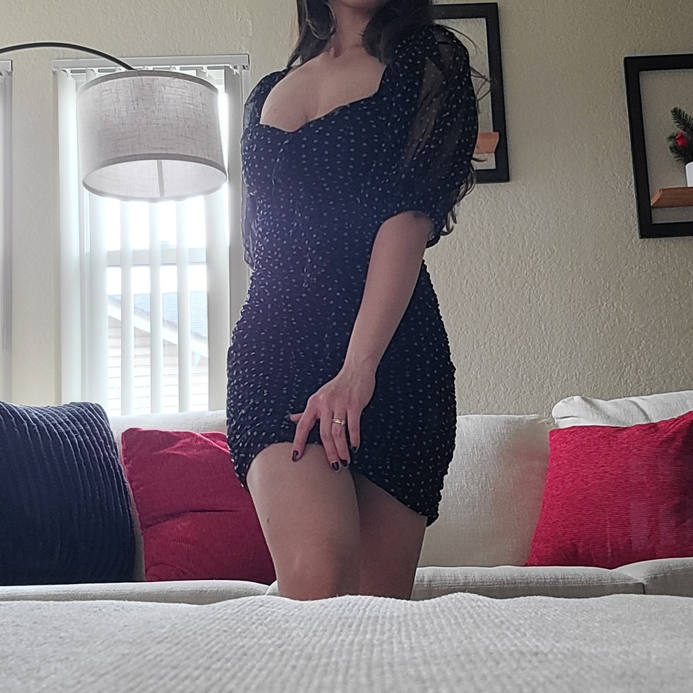 Polka-dot Zara Mini Dress